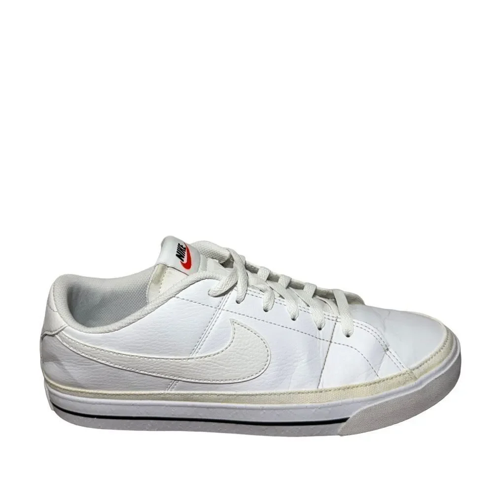 Nike men’s White and Gray Casual Sneakers size 10.5